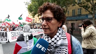 La manifestación de Madrid denunciada por Israel