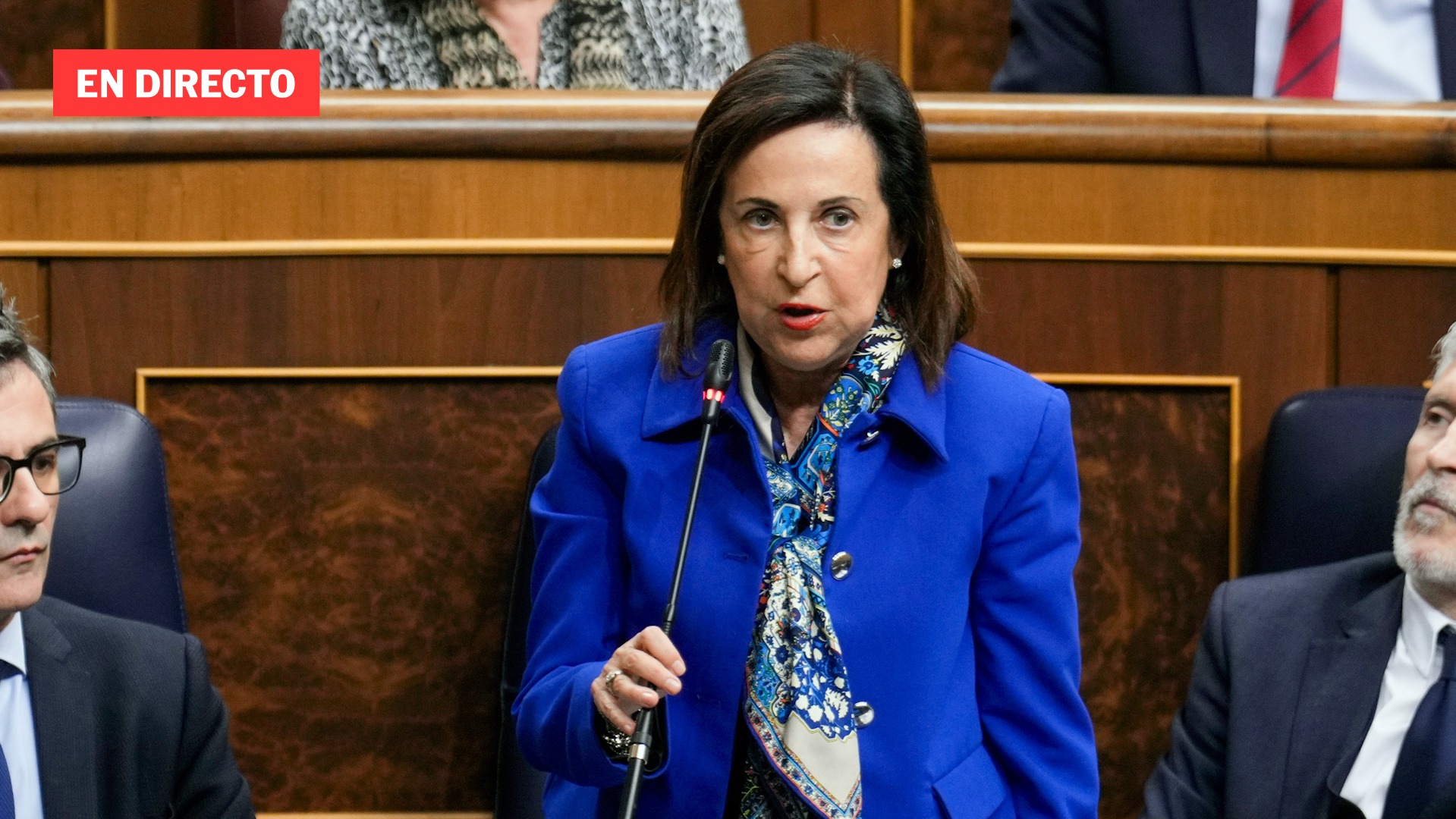 Margarita Robles comparece en la Comisión Mixta de Seguridad Nacional , en directo
