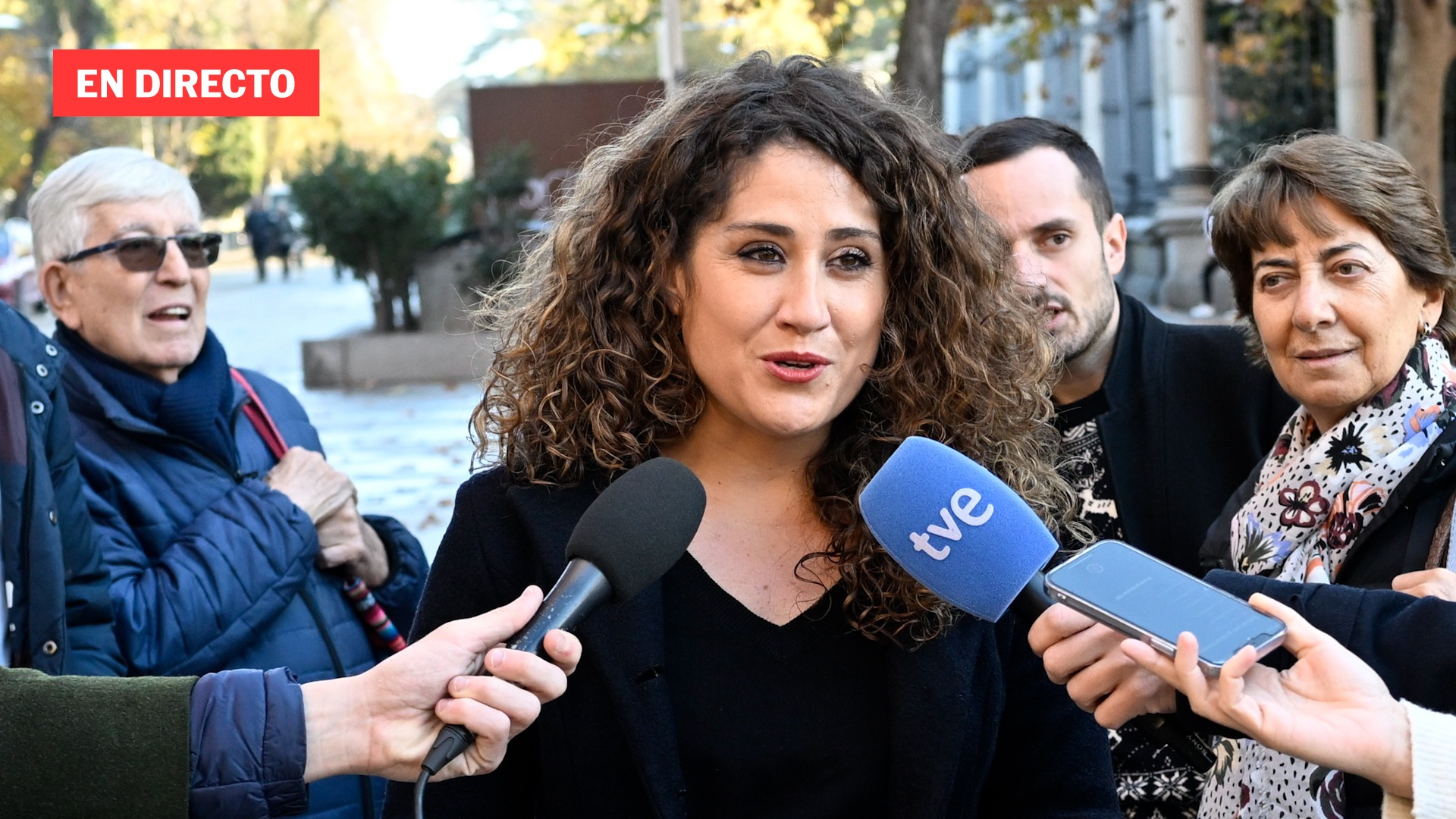 Declaraciones de Enma Lopez, en directo