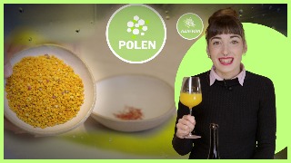 Cóctel de Kéfir con agua de polen y azafrán