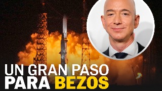 El primer vuelo del nuevo cohete Glenn de Jeff Bezos
