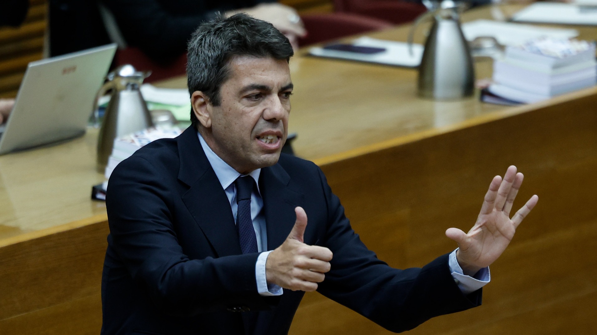 Mazón frivoliza con las ayudas a Gaza