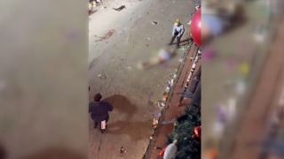 Los momentos posteriores al atropellamiento en Nueva Orleans