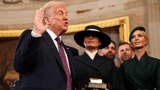 El juramento de Donald Trump como presidente de EE UU