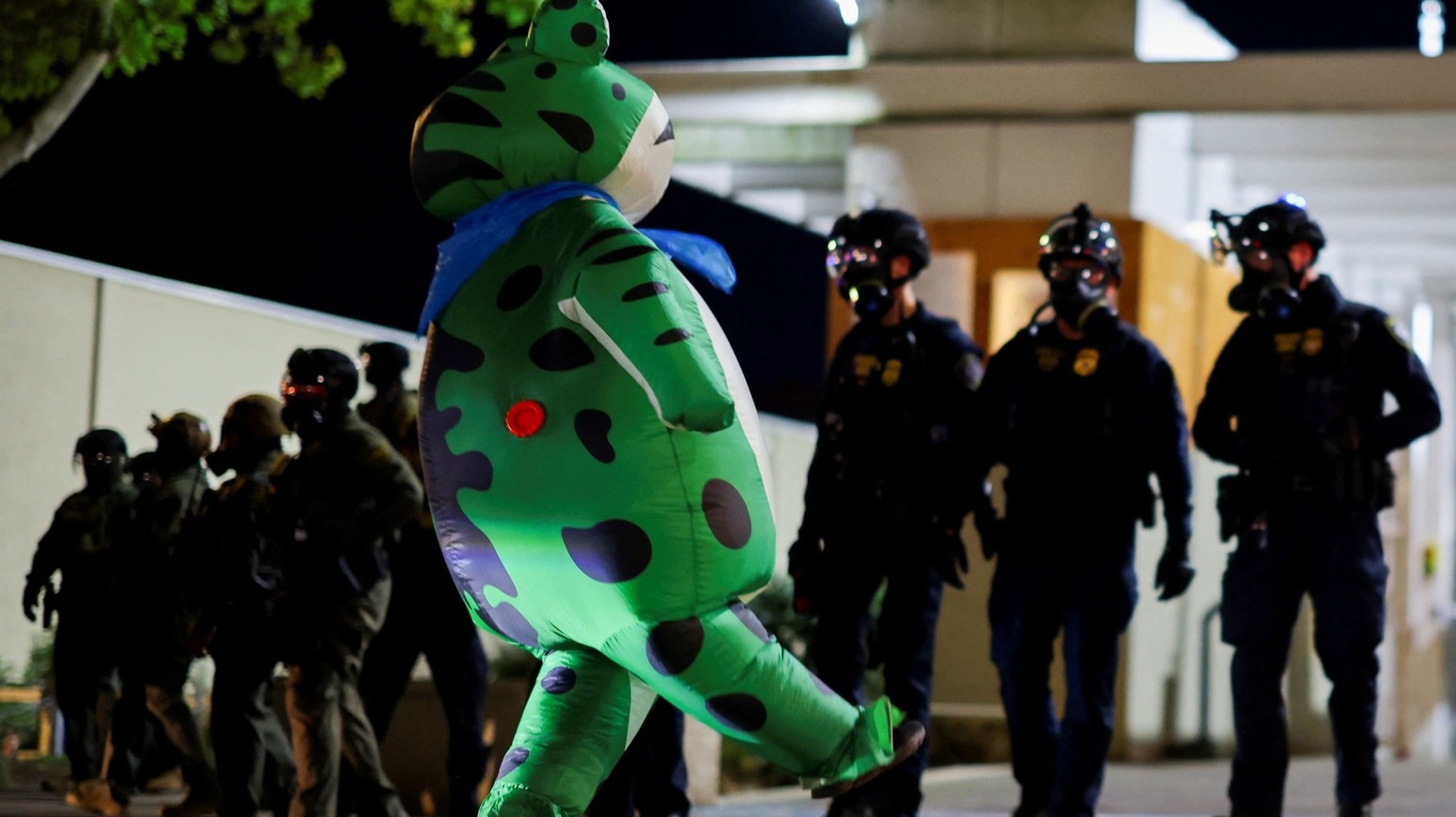 Manifestaciones virales en Portland
