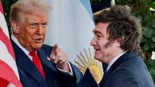 Donald Trump condiciona la ayuda a Argentina a la victoria electoral de Milei