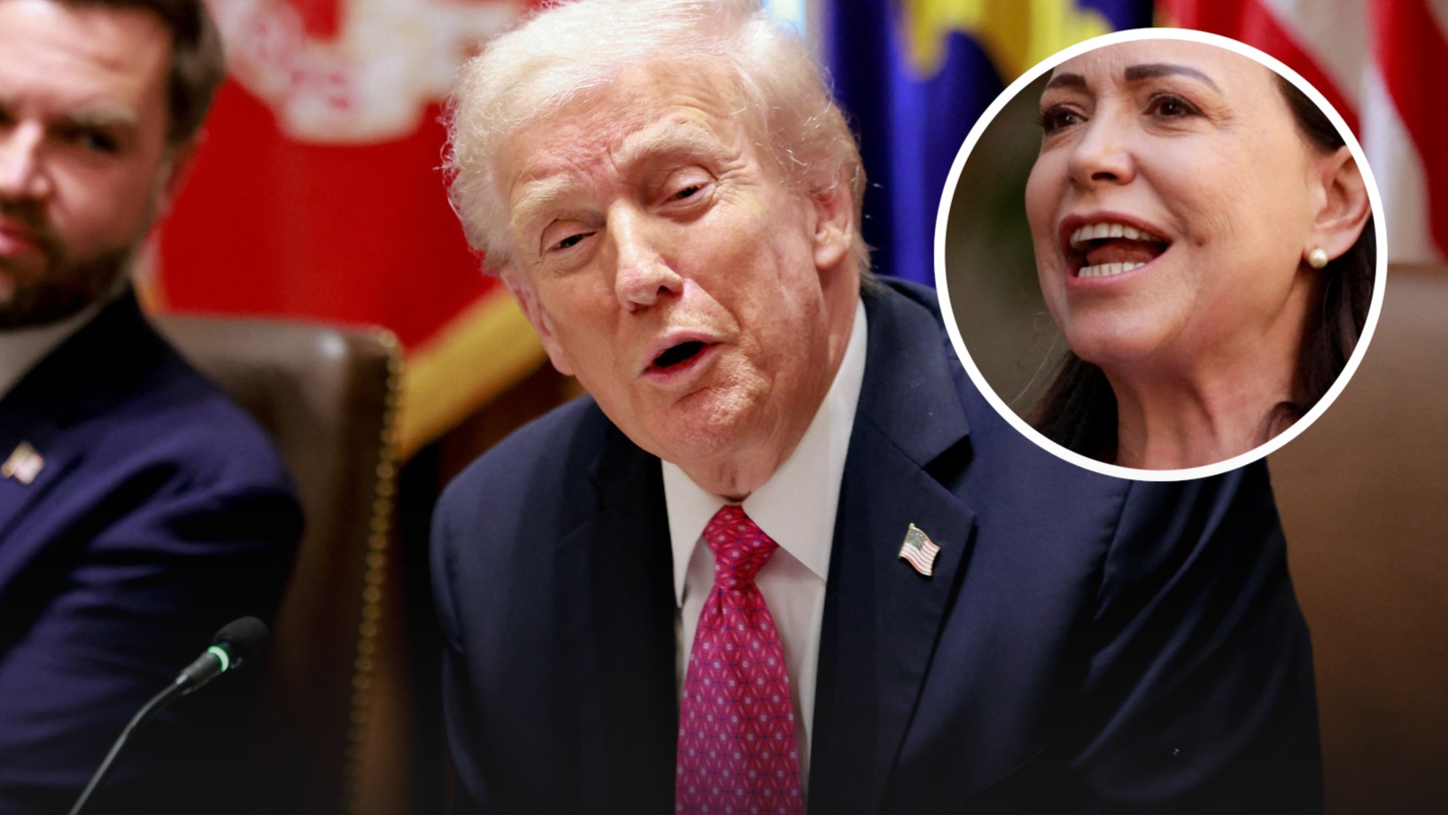 Trump: "No sé quién es María Corina Machado"