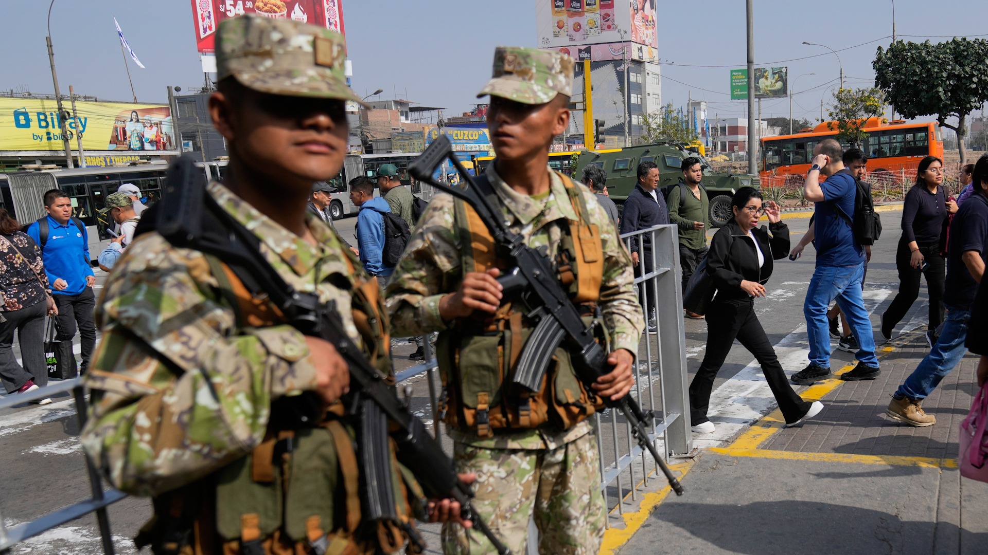Lima amanece bajo el estado de excepción decretado por José Jeri