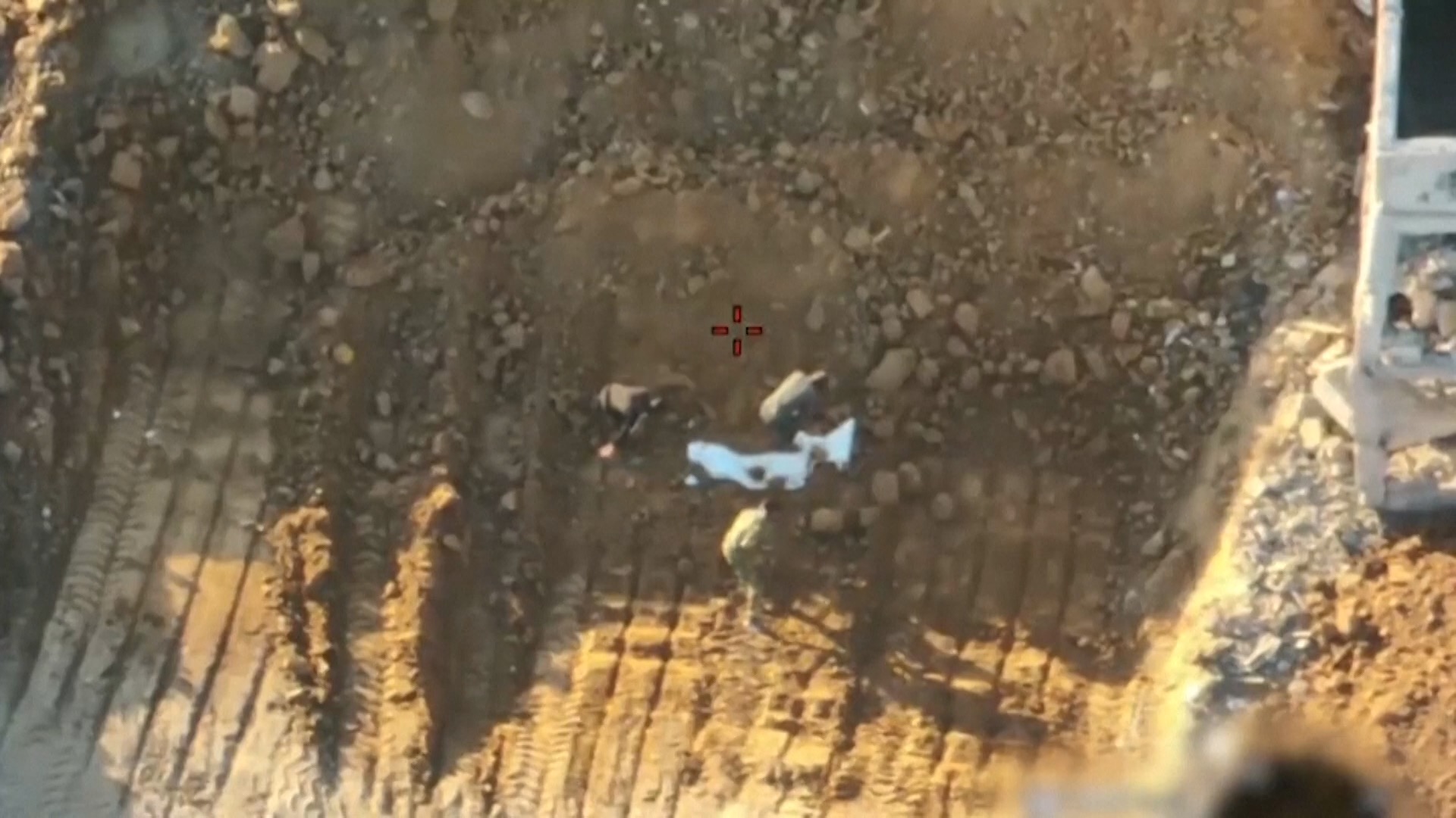 El vídeo con el que Israel asegura que Hamás simuló la recuperación del cuerpo de un rehén