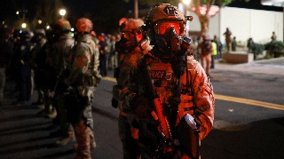 Protestas por la Guardia Nacional en Oregón