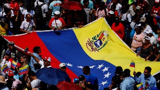 VENEZUELA | Marchan en Caracas oponiéndose a la influencia de Estados Unidos | EL PAÍS