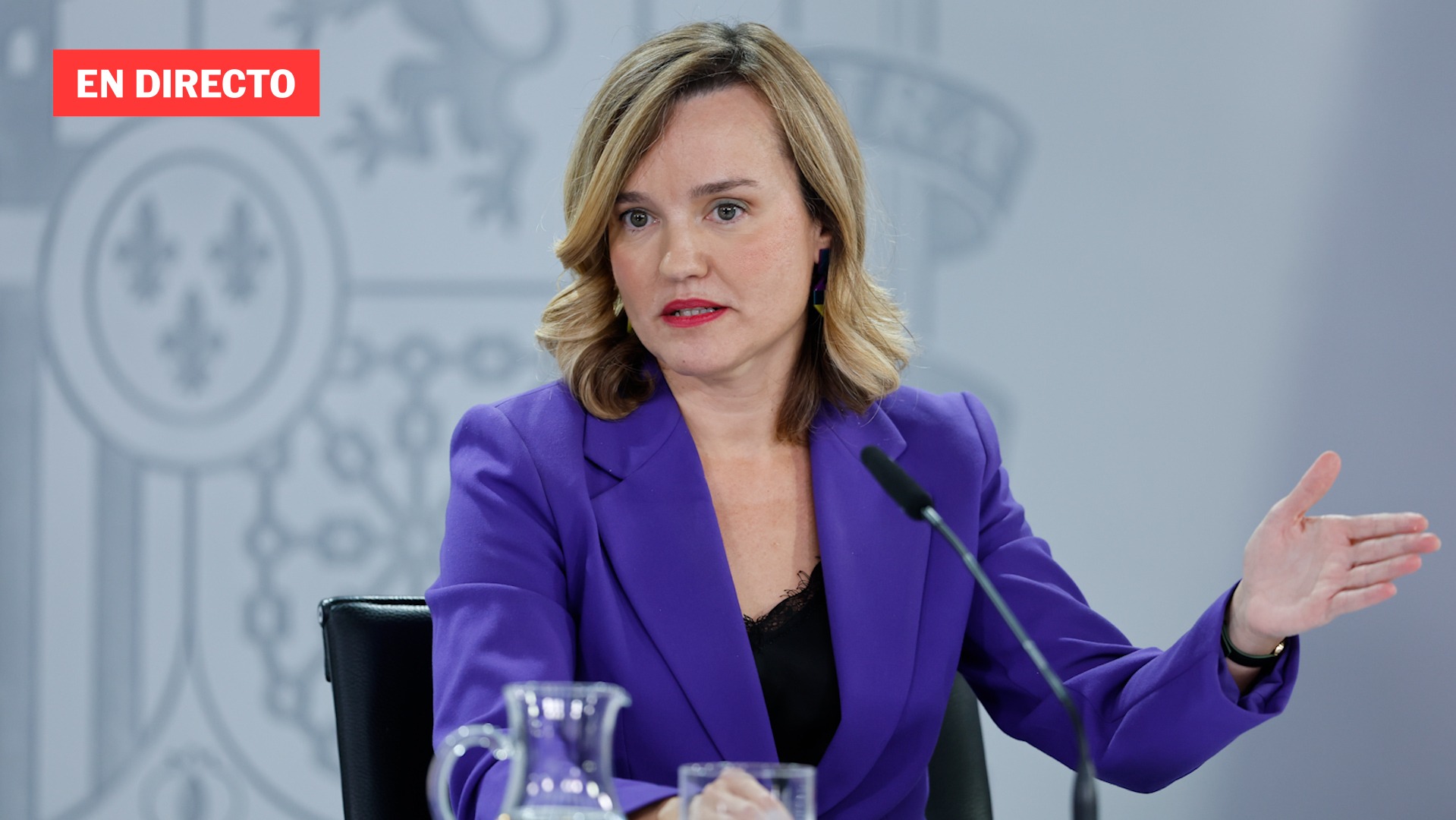 Rueda de prensa tras el Consejo de Ministros, en directo