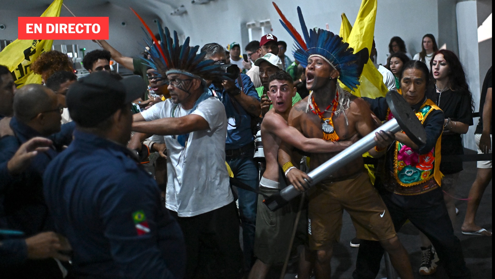 Protesta en Brasil por la COP30