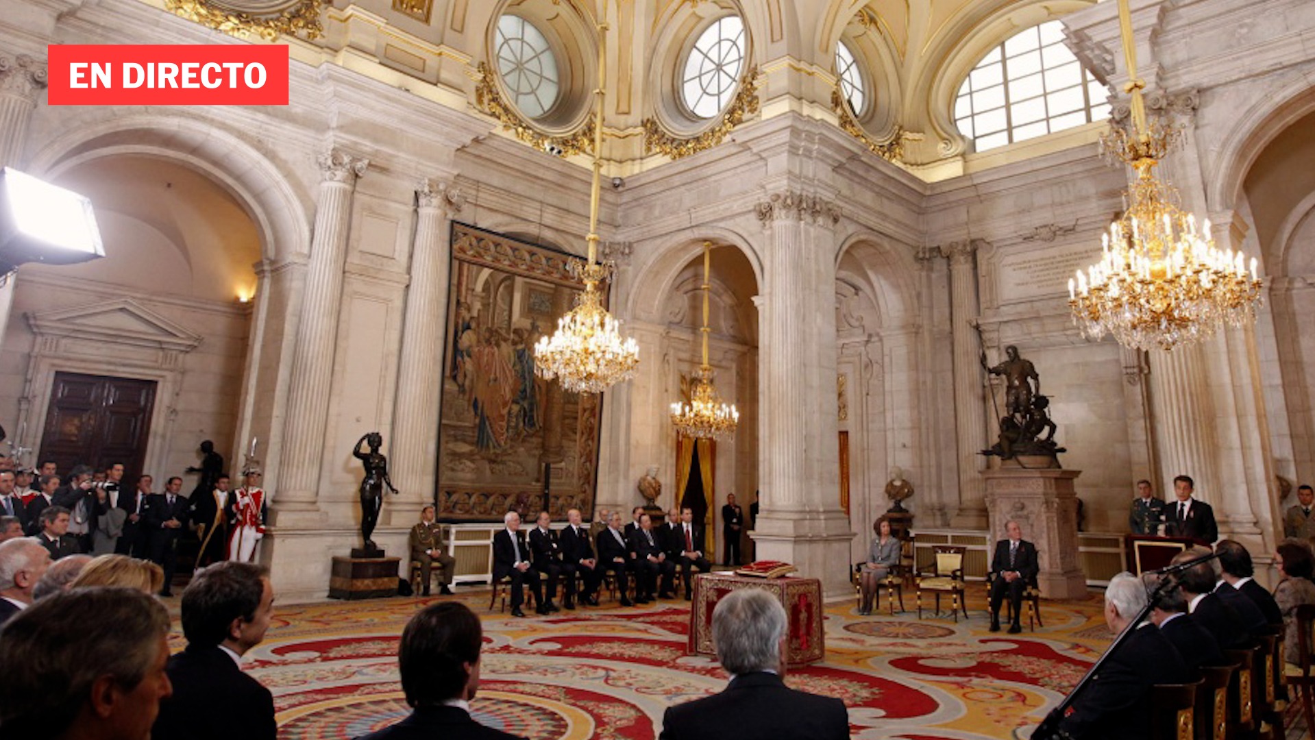 El acto de ingreso en la Insigne Orden del Toisón de Oro, en directo