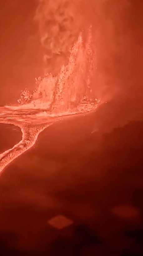 Explosión del volcán Kilauea