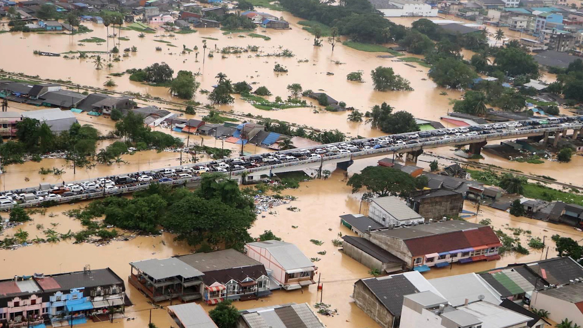 Las imágenes de las inundaciones en Tailandia y sudeste asiático a vista de dron