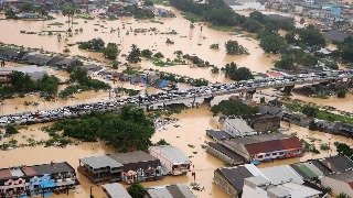 Las imágenes de las inundaciones en Tailandia y sudeste asiático a vista de dron