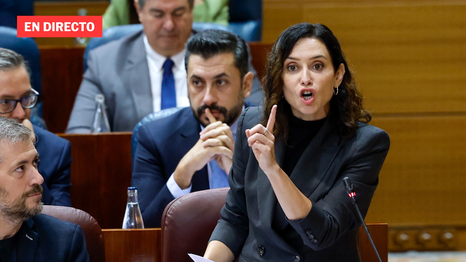 Isabel Díaz Ayuso interviene en la Asamblea de Madrid, en directo
