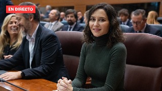 Isabel Díaz Ayuso interviene en la Sesión de Control en la Asamblea de Madrid, en directo