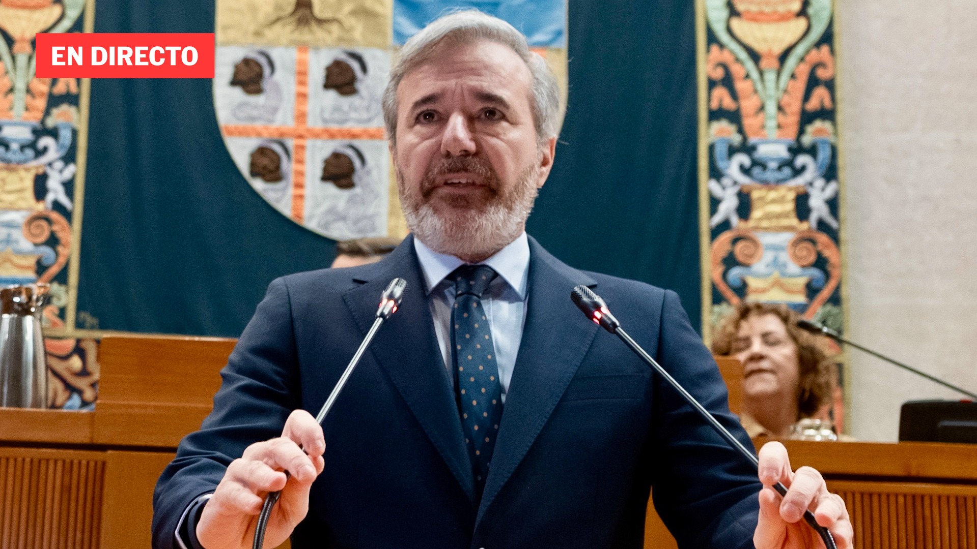 Azcón comparece ante los medios para anunciar el adelanto electoral en Aragón, en directo