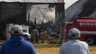 Accidente de avioneta en Estado de México