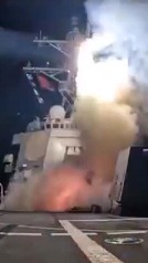 El momento del ataque de EE UU contra ISIS