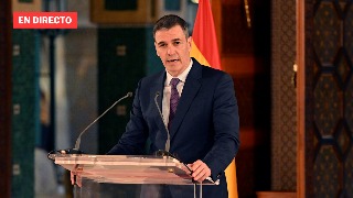 Pedro Sánchez recibe al primer ministro de Marruecos en la Moncloa, en directo