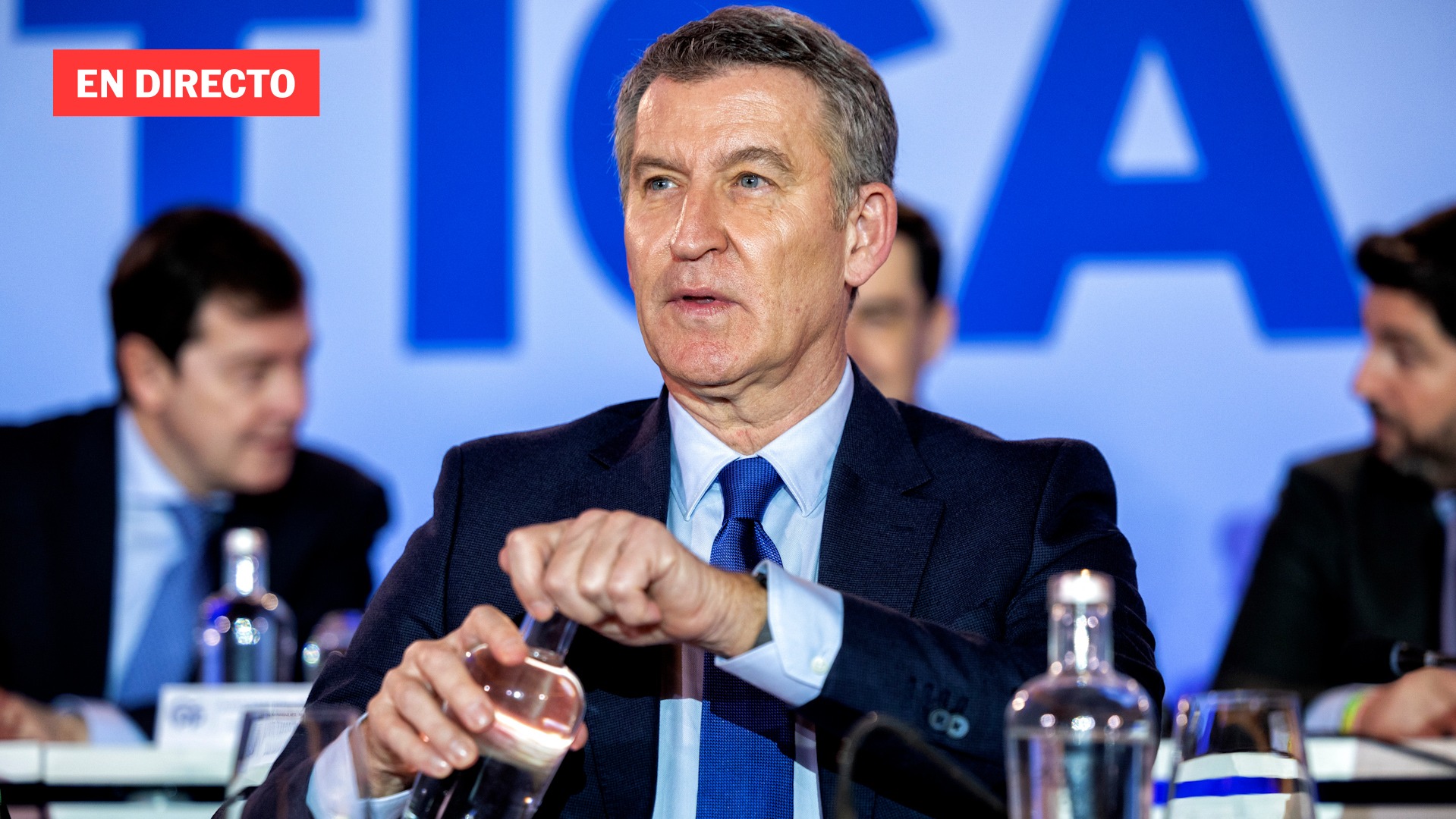 Feijóo preside la reunión plenaria de los Grupos Parlamentarios del PP