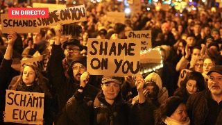 Protesta en Berlín por el acercamiento de los conservadores a la ultraderecha, en directo