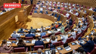 Pleno de las Cortes Valencianas para tratar las medidas sobre la dana, en directo