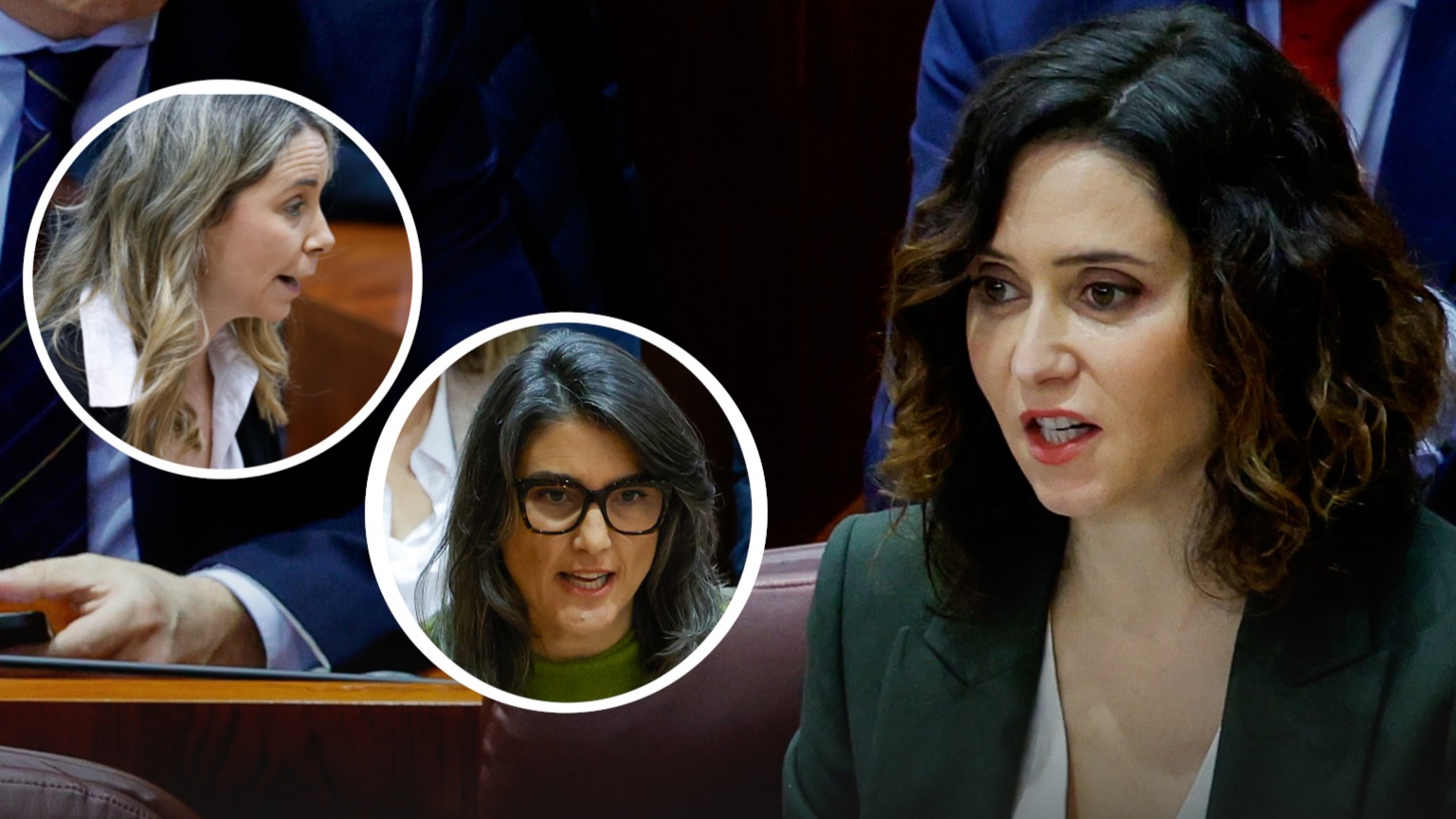 Más Madrid y PSOE cercan a Ayuso en la Asamblea: "Es usted la Darth Vader de la derecha"