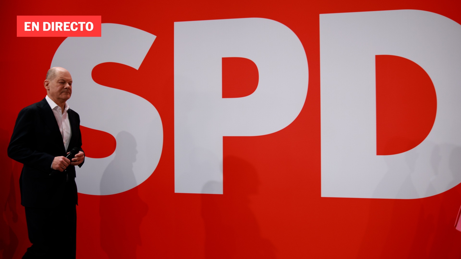 Rueda de prensa de Olaf Scholz tras el debacle electoral del SPD