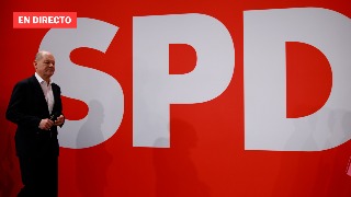 Rueda de prensa de Olaf Scholz tras el debacle electoral del SPD