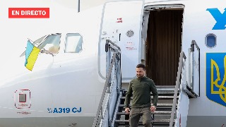 Llegada de Zelenski a Londres