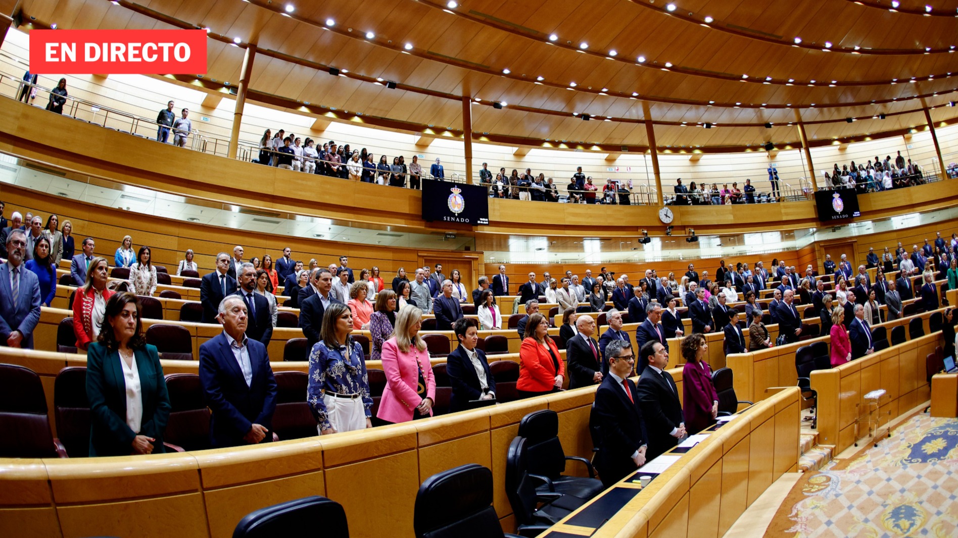 Sesión de control al Gobierno en el Senado, en directo