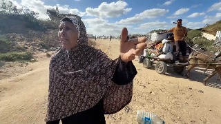 Los palestinos abandonan sus hogares después de que Israel ordenase la evacuación: 