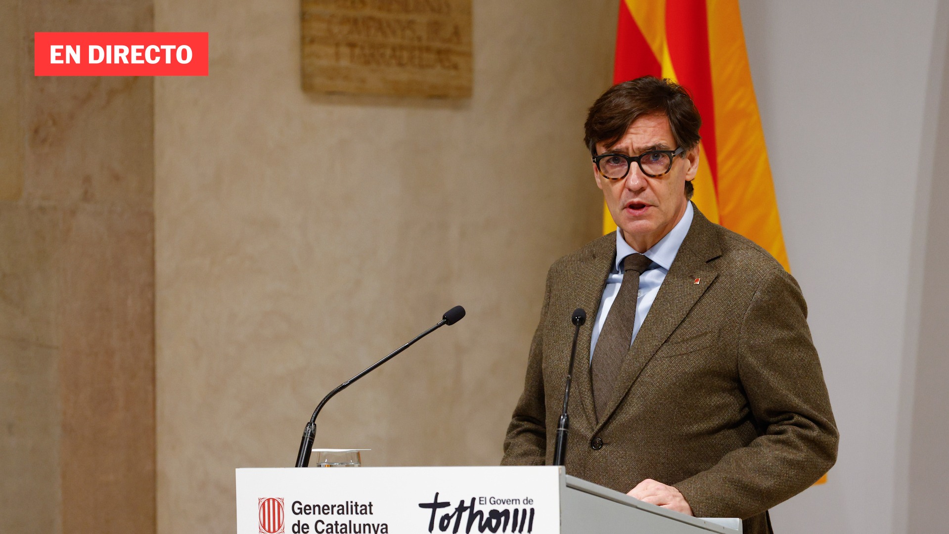 Salvador Illa participa en la conferencia sobre el plan económico de Cataluña