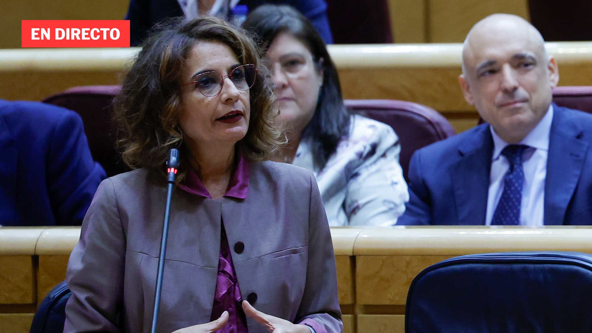 Sesión de control en el Senado, en directo