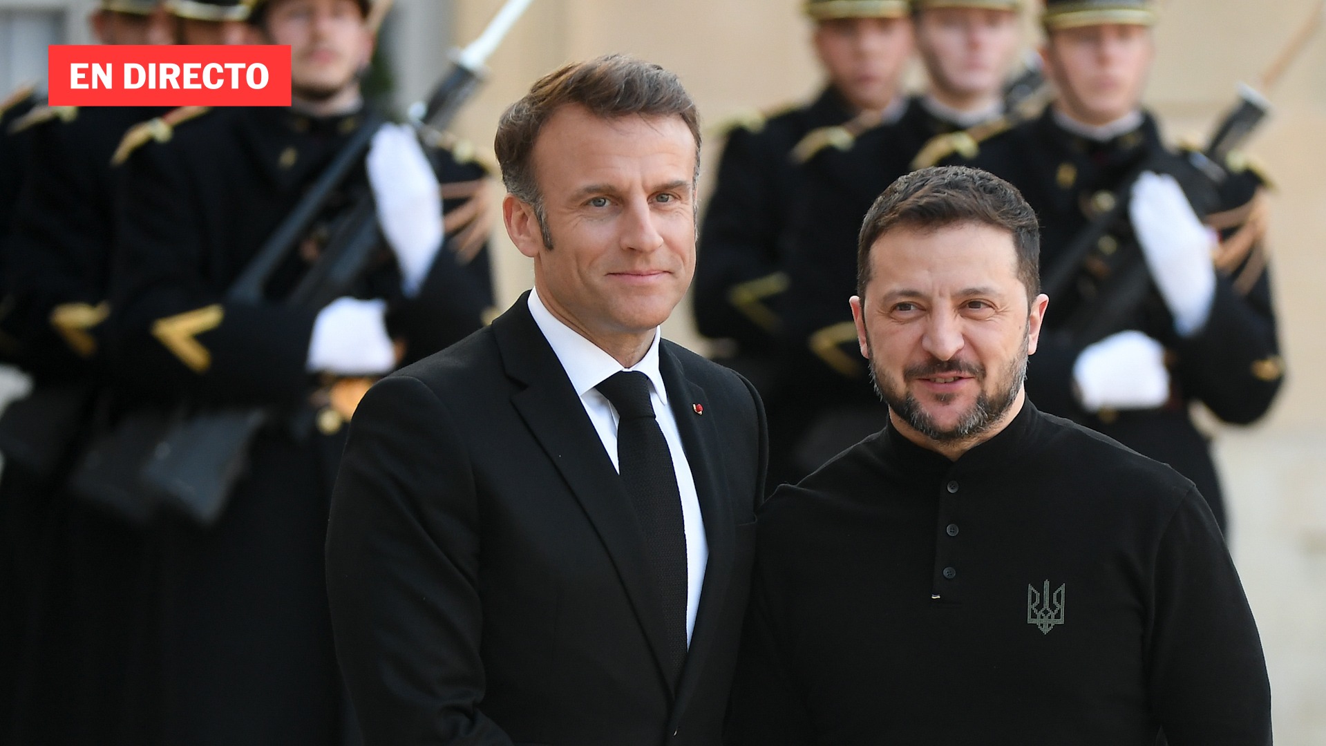 Llegada de los líderes europeos a la reunión con Zelenski, en directo