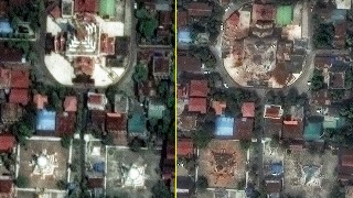 Terremoto en Myanmar: imágenes por satélite