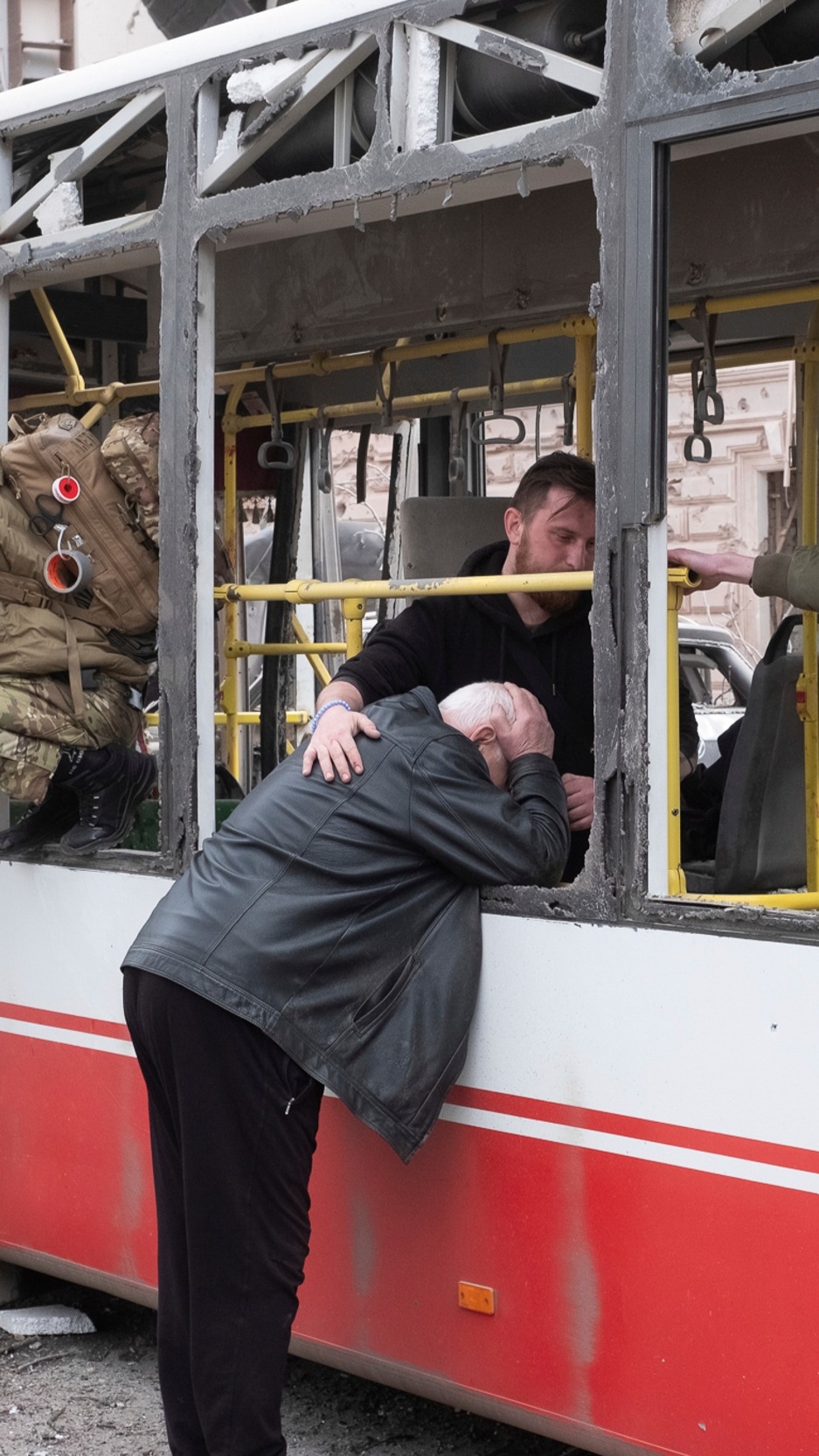 El momento del ataque ruso en Sumi