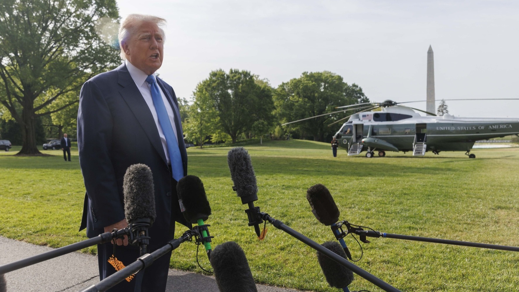 Trump rumbo al funeral del Papa Francisco