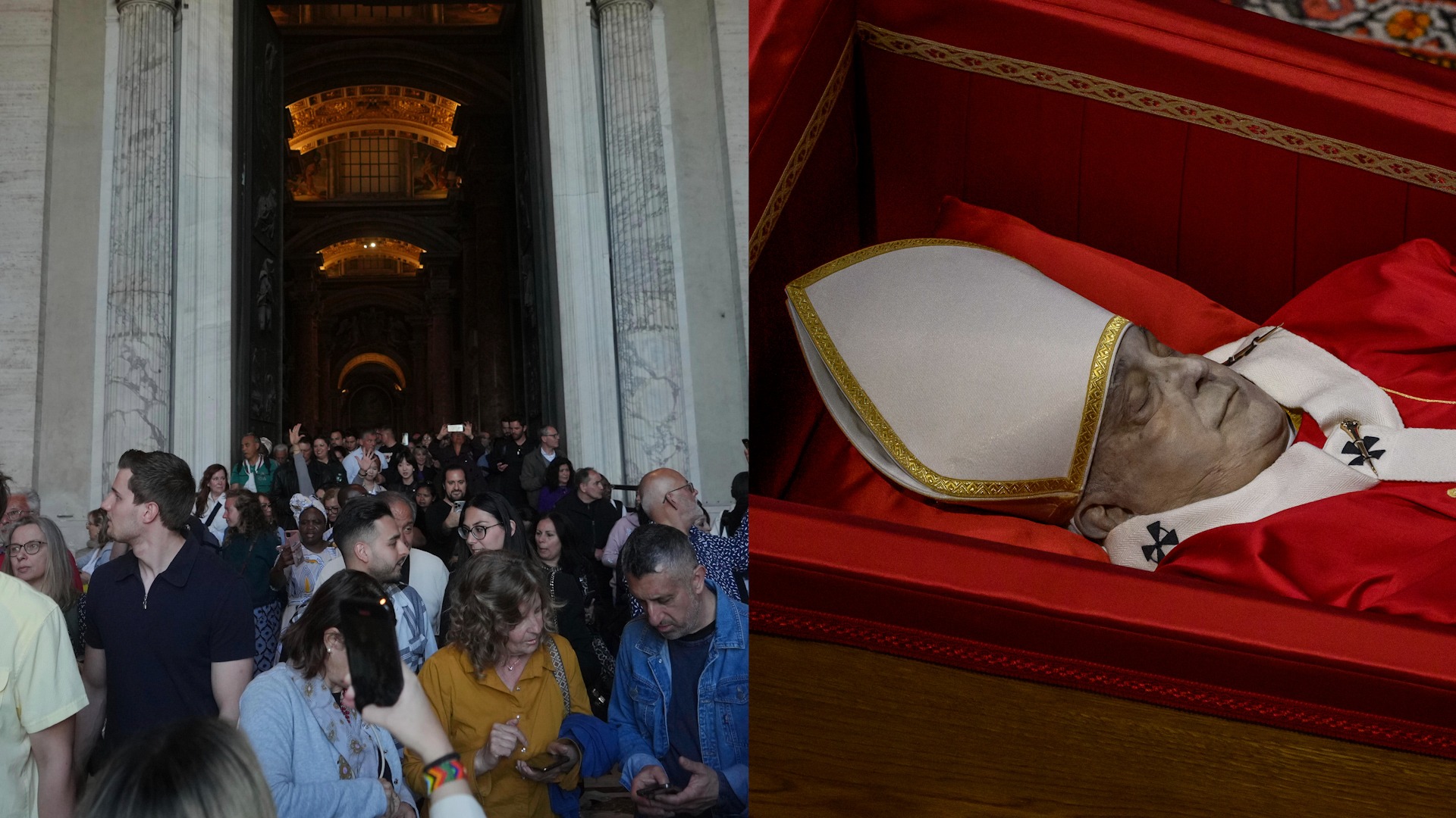 Así fue el velorio del Papa