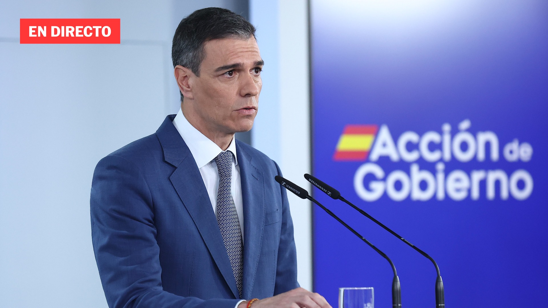 Pedro Sánchez comparece tras el apagón masivo, en directo