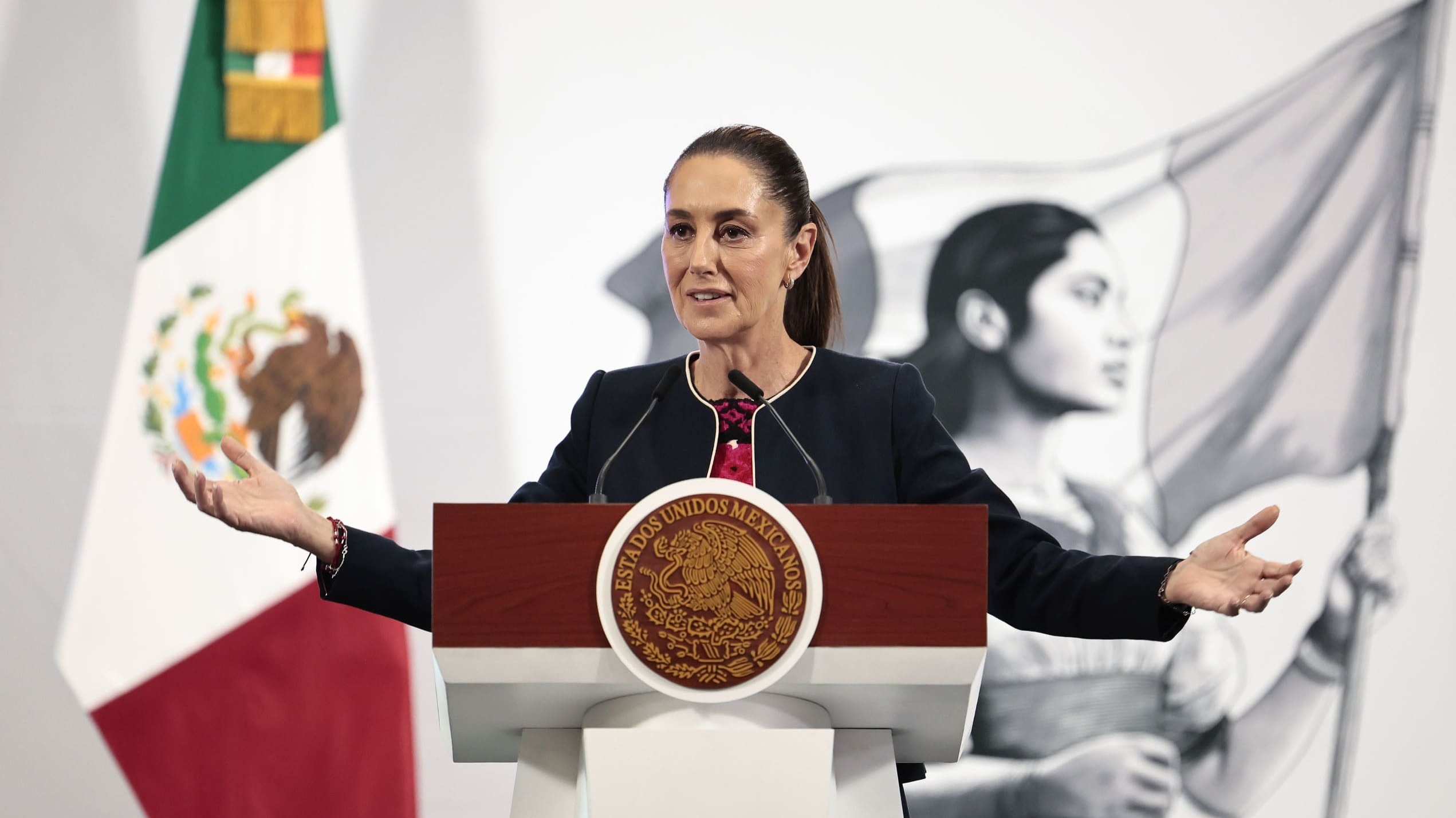 Sheinbaum sobre la entrega de agua a EE UU