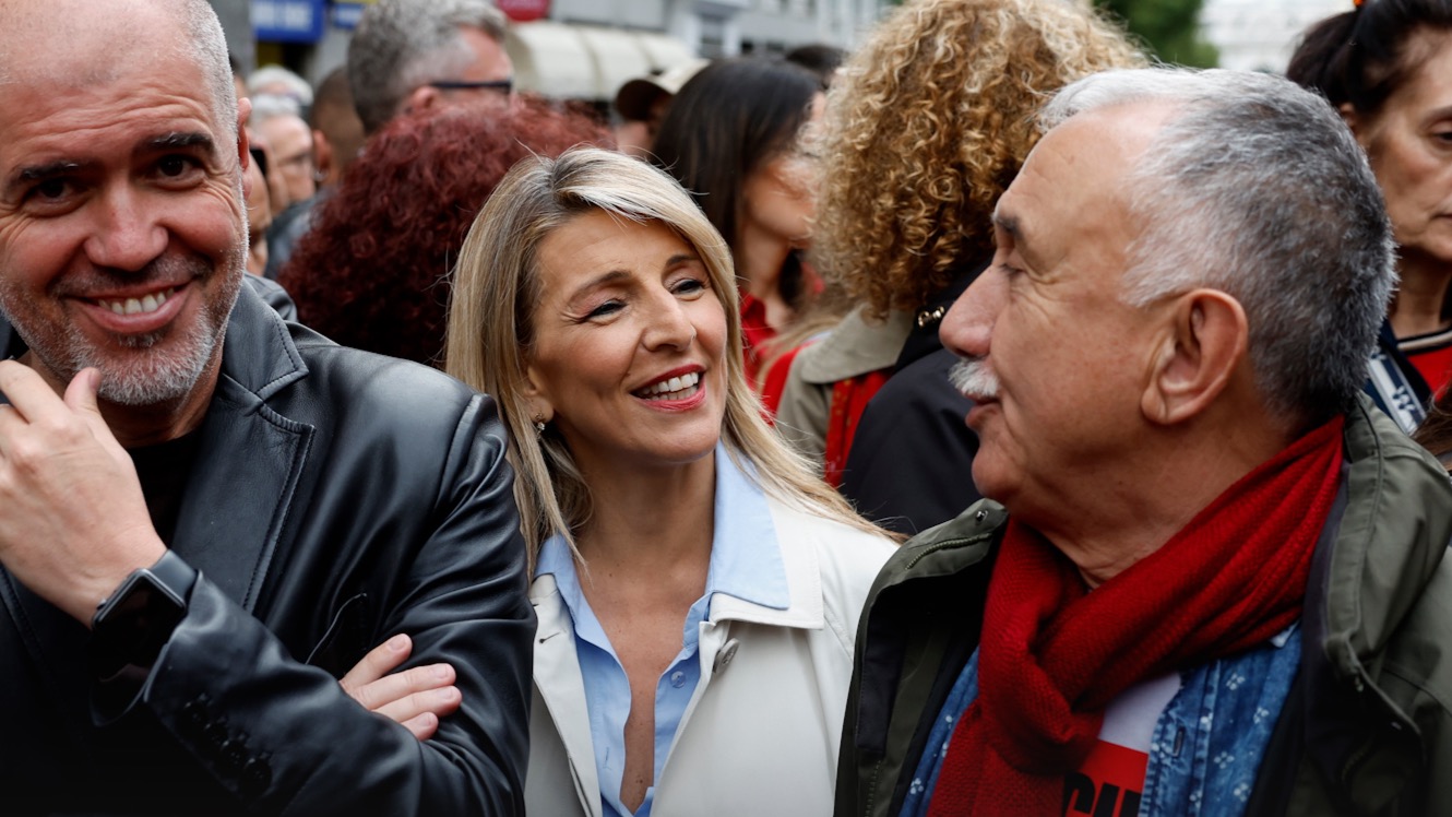 Yolanda Díaz y los sindicatos reclaman la reducción de jornada: "No hay vuelta atrás"