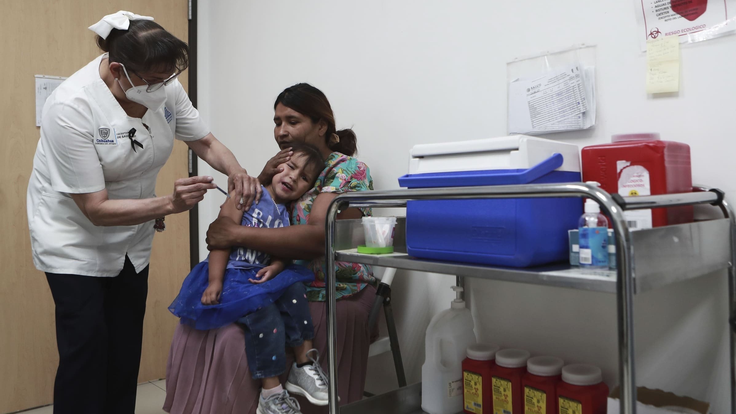 Refuerzan vacunación contra el sarampión en Chihuahua