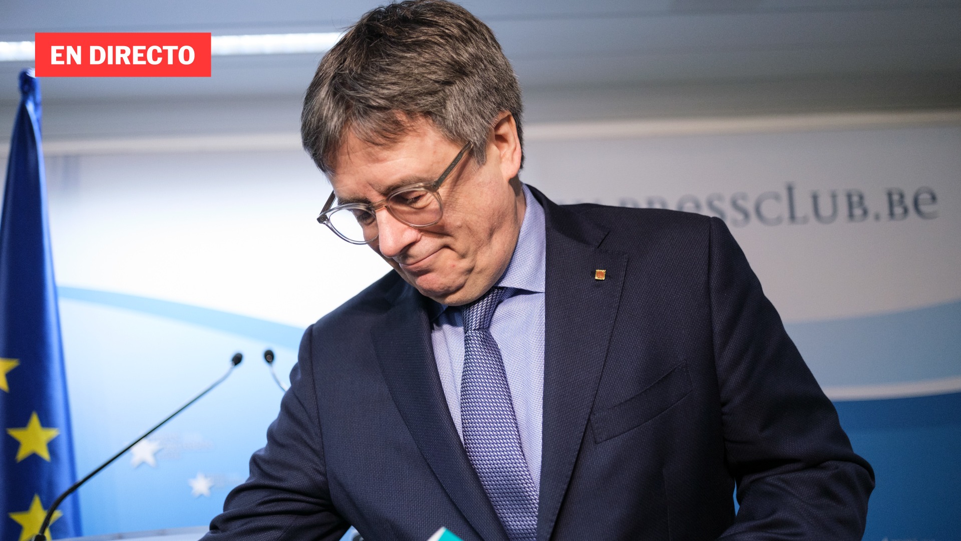 Carles Puigdemont comparece ante los medios