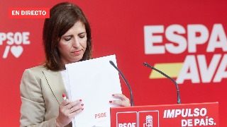 Rueda de prensa de Esther Peña, portavoz del PSOE