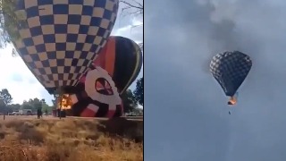 Accidente en globo en  Zacatecas